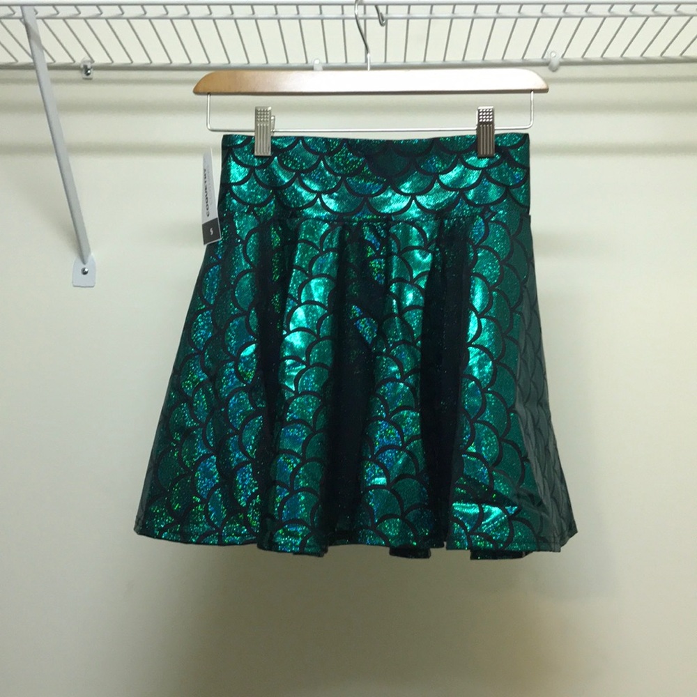 Mermaid printed skirt